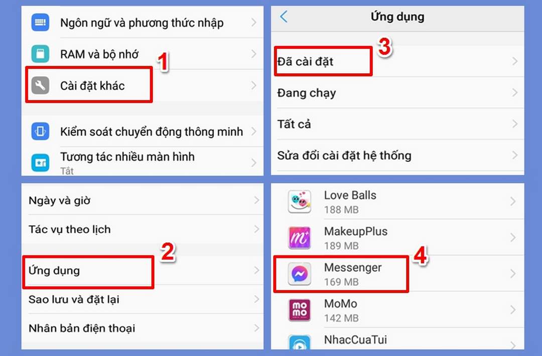 Cách đăng xuất tài khoản messenger trên điện thoại Android đơn giản nhất