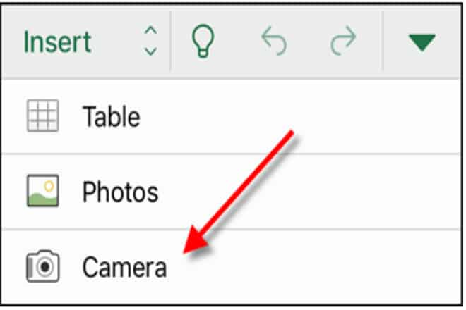 Bạn cói thể tự chụp hoặc chèn ảnh có sẵn vào Excel
