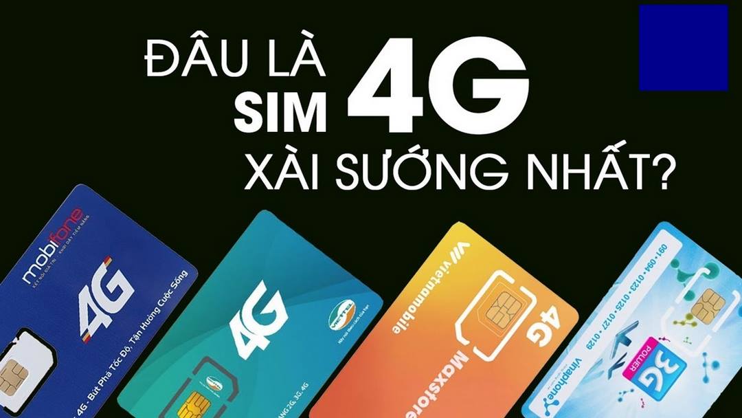 Các loại sim 4G hiện có tại Việt Nam