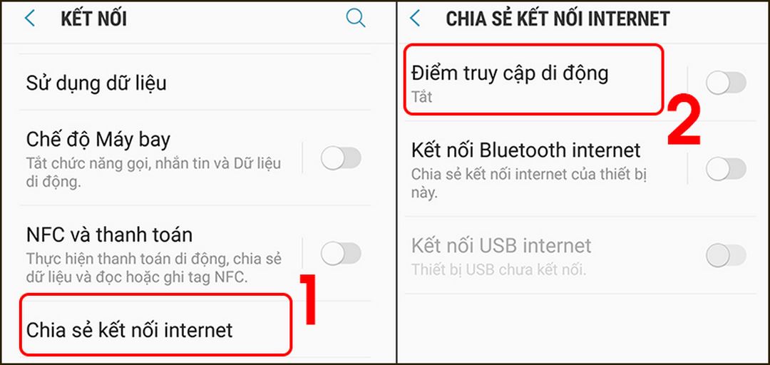 Cách kiểm tra tính năng chia sẻ 4G trên điện thoại Xiaomi
