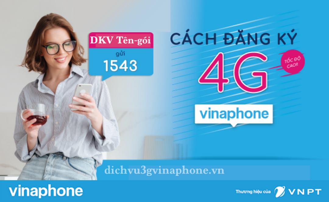 sử dụng dịch vụ 4G Vinaphone